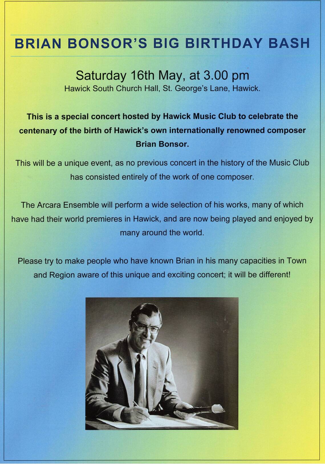 Brian Bonsor Poster