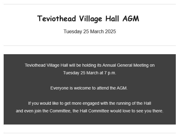 Hall AGM Mar-25