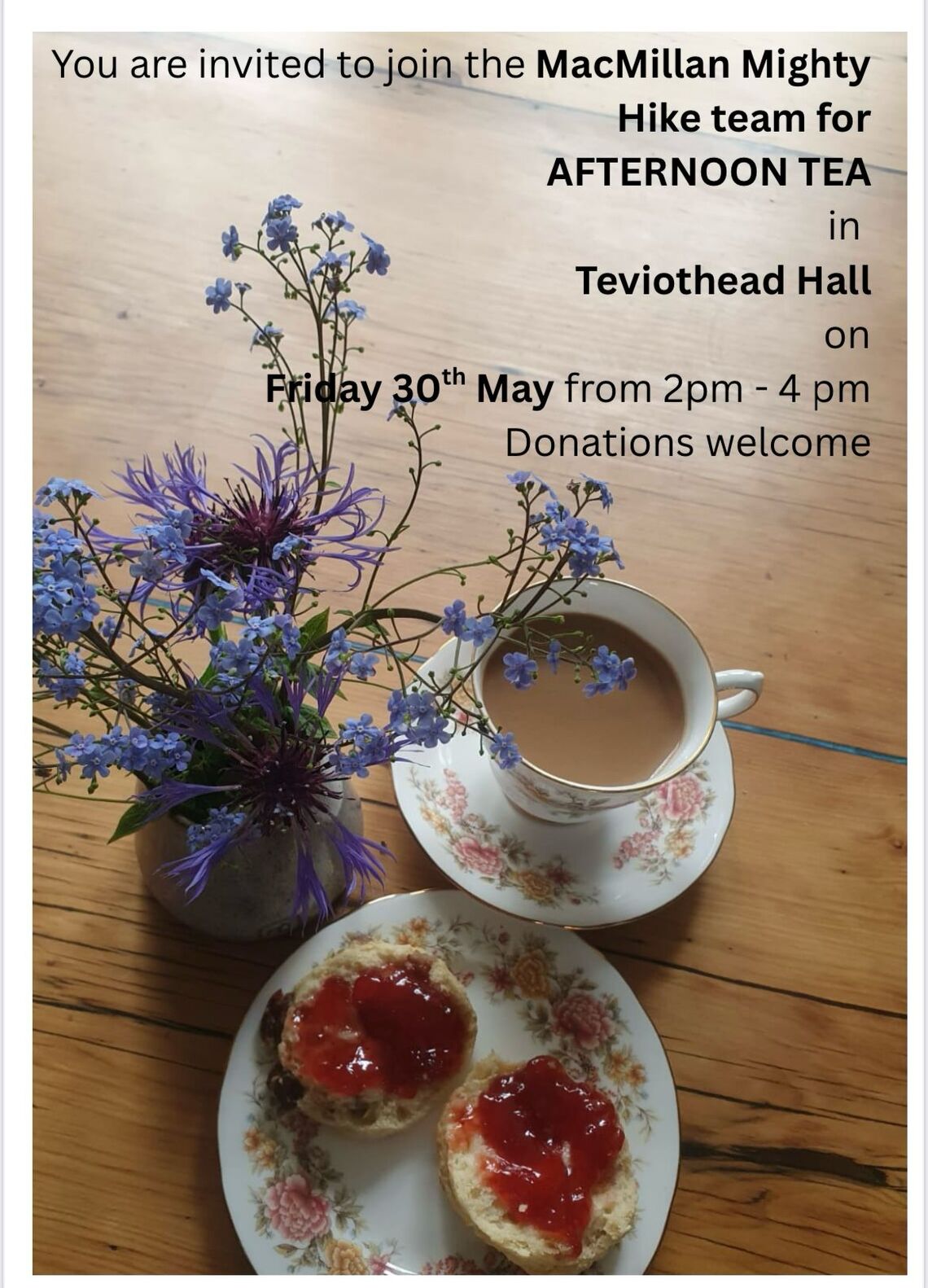 McMillan Afternoon tea poster