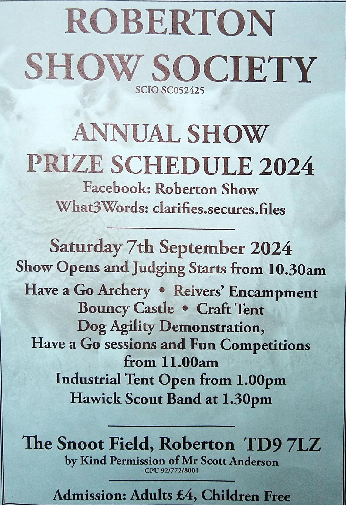 Roberton Show 24